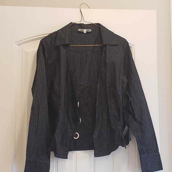 Black and white strip Jus De Pom Shirt - Picture 2 of 4